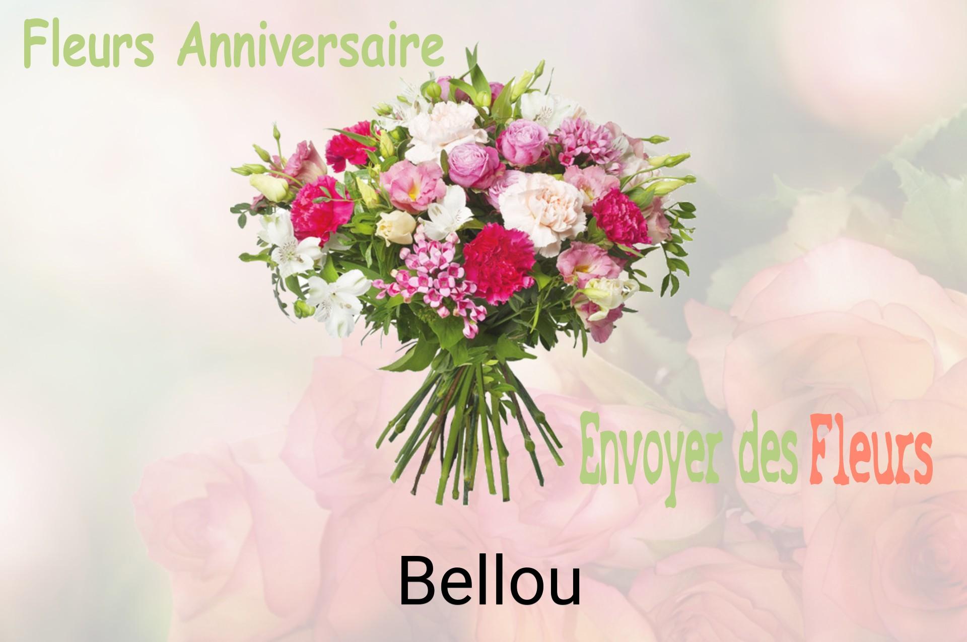 Bouquet de fleurs d’anniversaire livré à Bellou